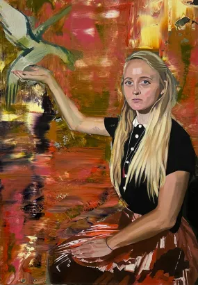 After Nattier Painting by Lindsay Simons