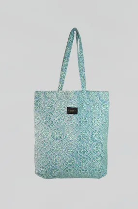 Artisanal Canvas Tote Bag in Georose