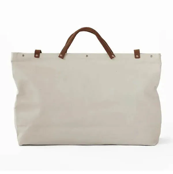 Beach Canvas Utility Bag - Natural