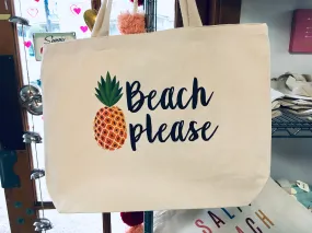 Beach Please 🍍 Tote - Includes delivery on Oahu