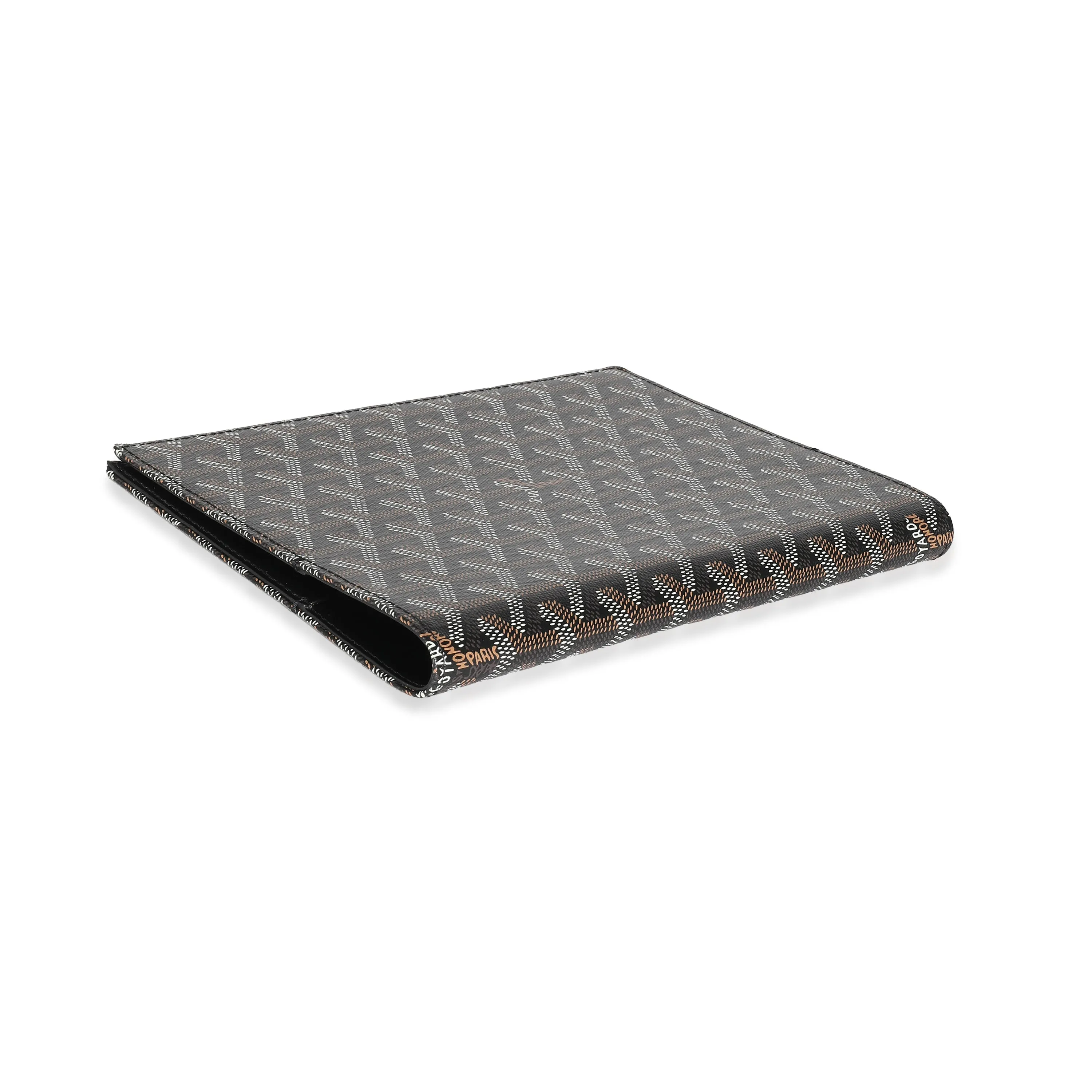 Black Goyardine Canvas Couverture Castiglione Agenda Cover
