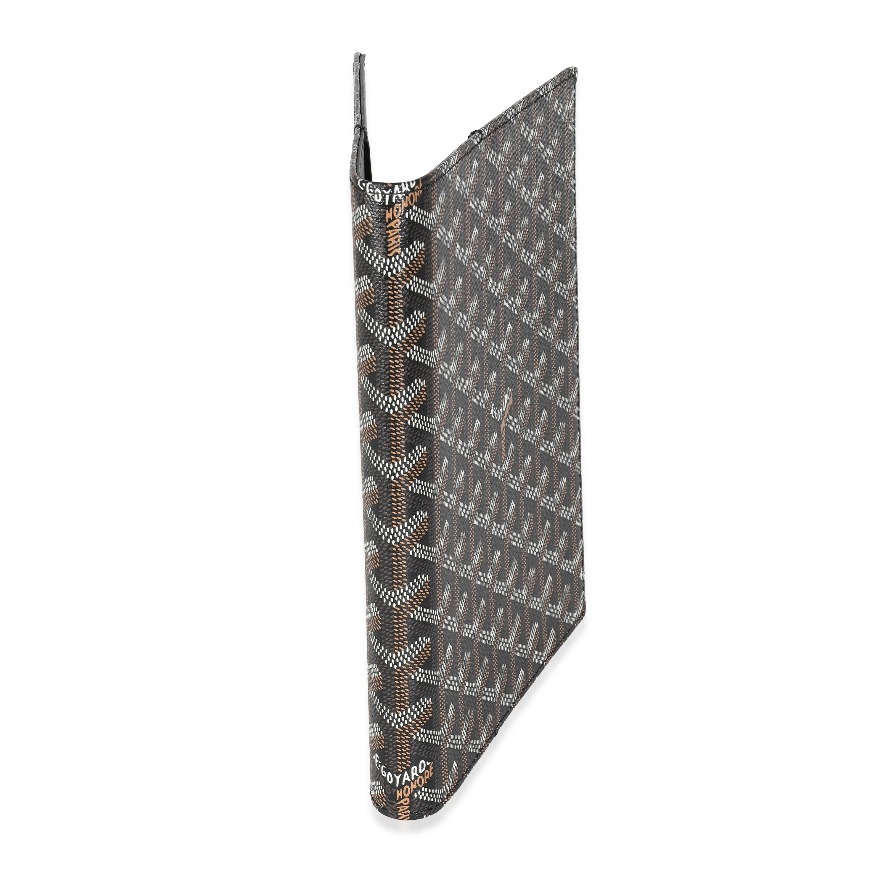 Black Goyardine Canvas Couverture Castiglione Agenda Cover