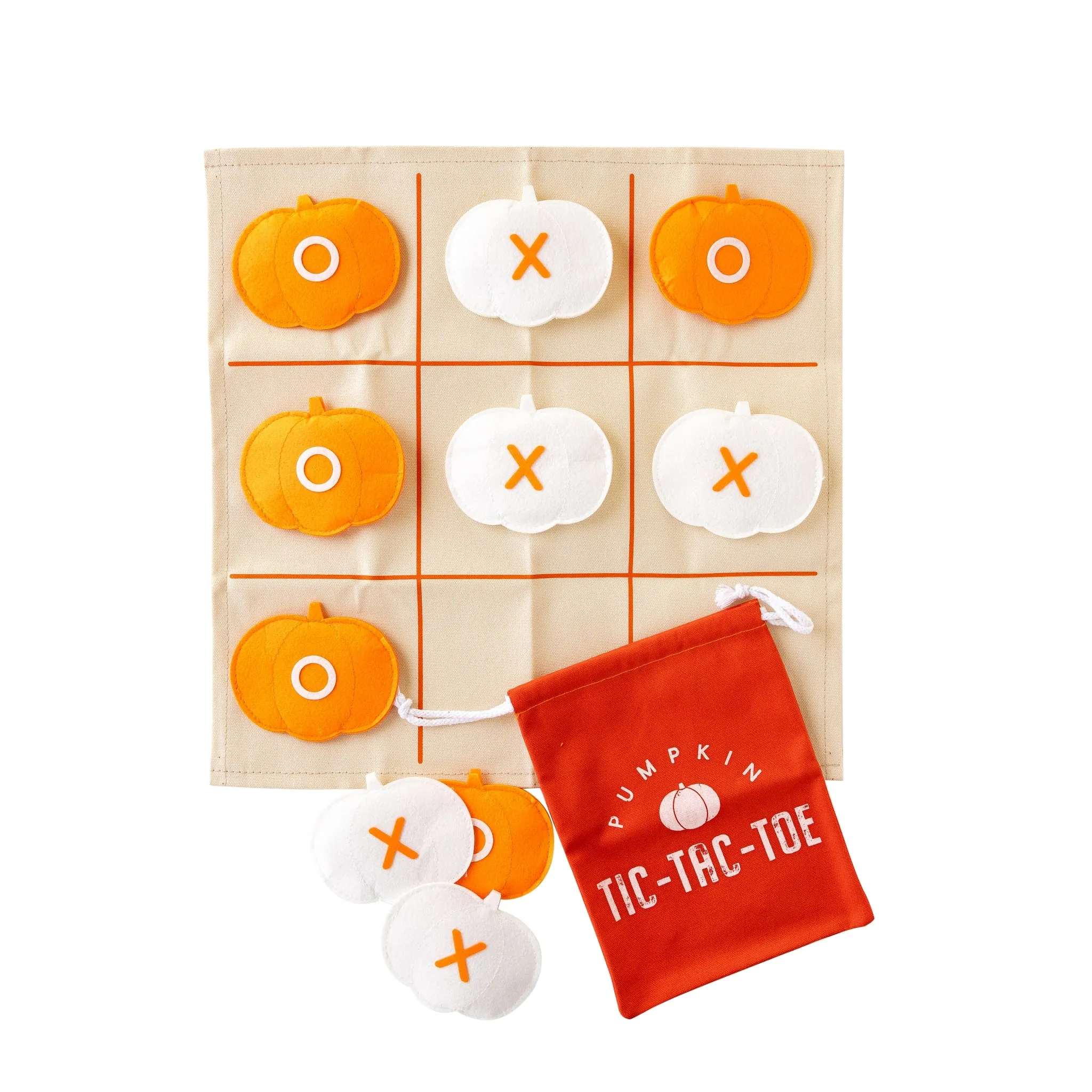 Canvas and Felt Halloween Tic-Tac-Toe Game