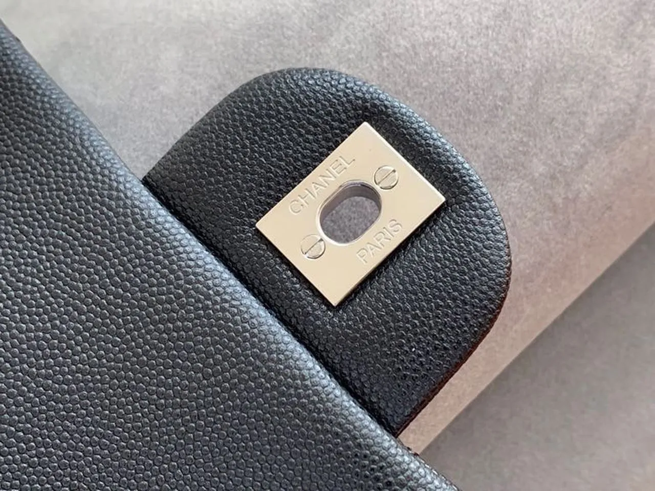 CHLSmall Classic Handbag Rose Gold Toned Hardware Black For Women, Women&#8217;s Bags, Shoulder and Crossbody Bags 7.8in/20cm A01113
