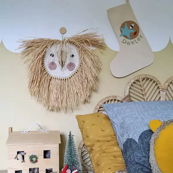 Christmas Stocking With Felt Face