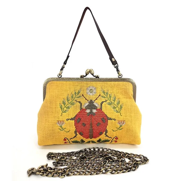 Comeco Bag: Kisslock Lady Bug