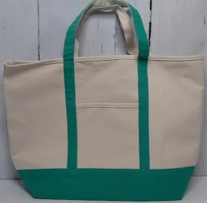 Cotton Canvas Bag-Mint-M733vl