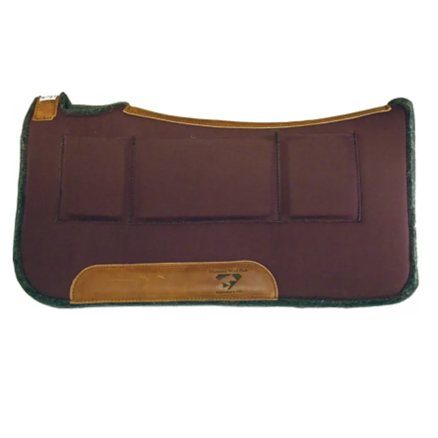 Diamond Wool Contoured Relief Pad with Shims - 32" x 32"