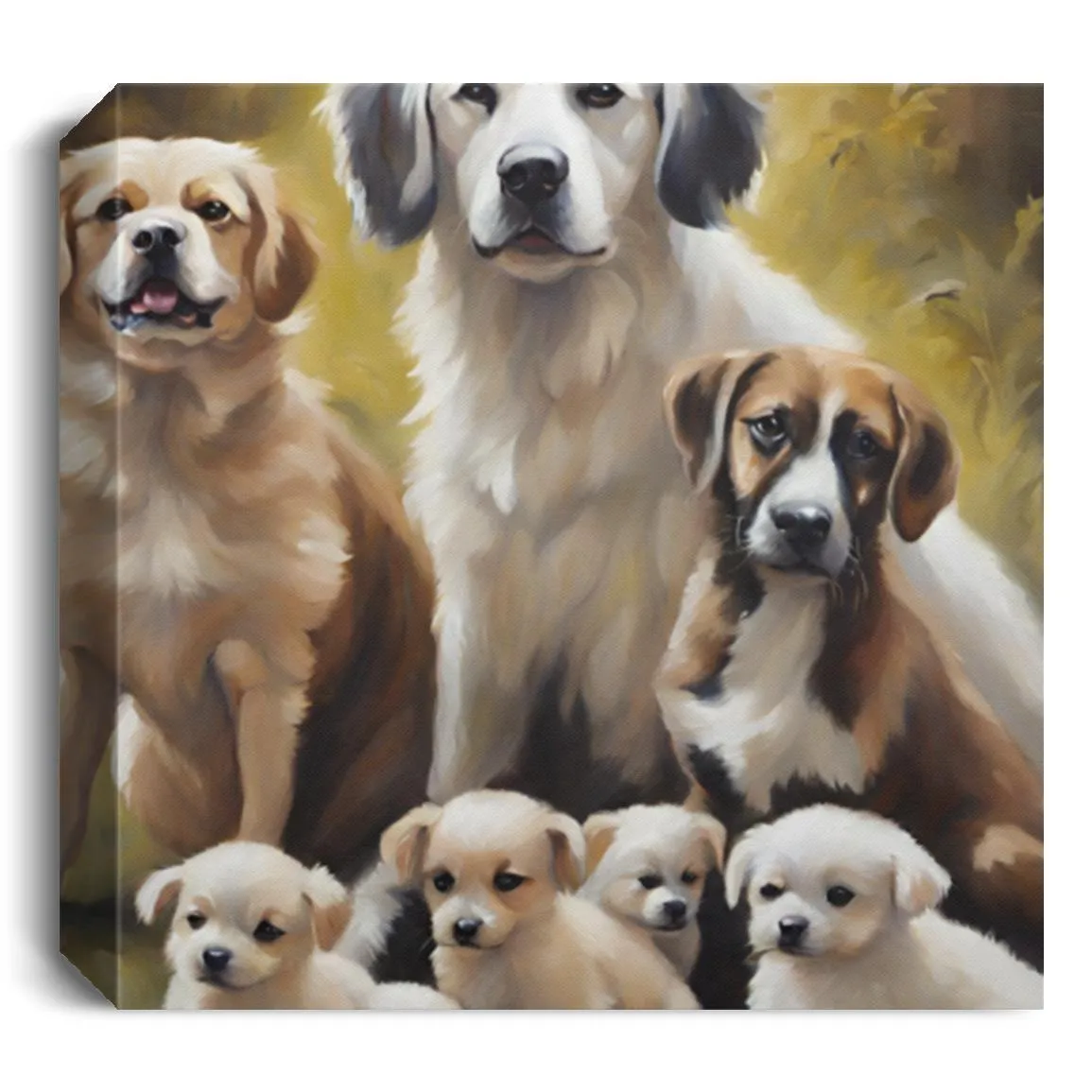 Dog & Pups Collection | Canvas Wall Art