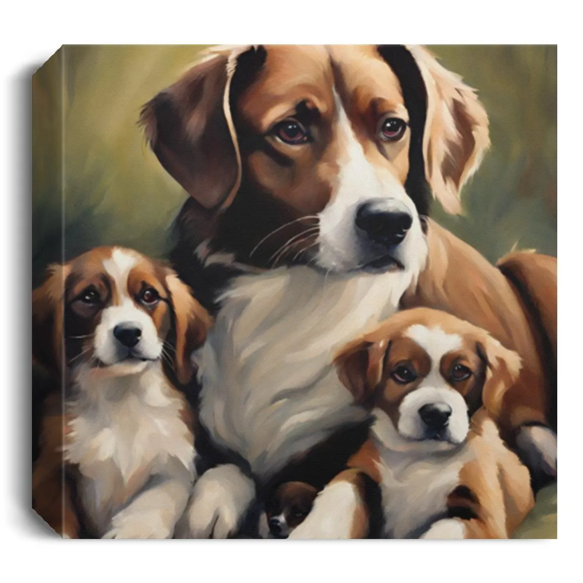 Dog & Pups Collection | Canvas Wall Art