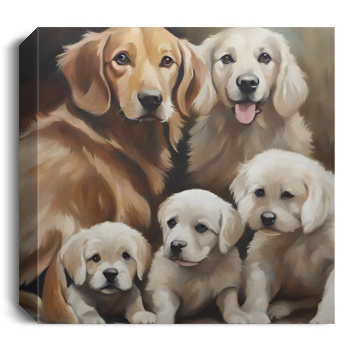 Dog & Pups Collection | Canvas Wall Art