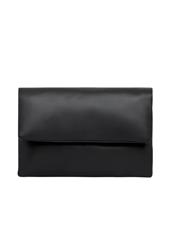 Dual Envelope Clutch in Black