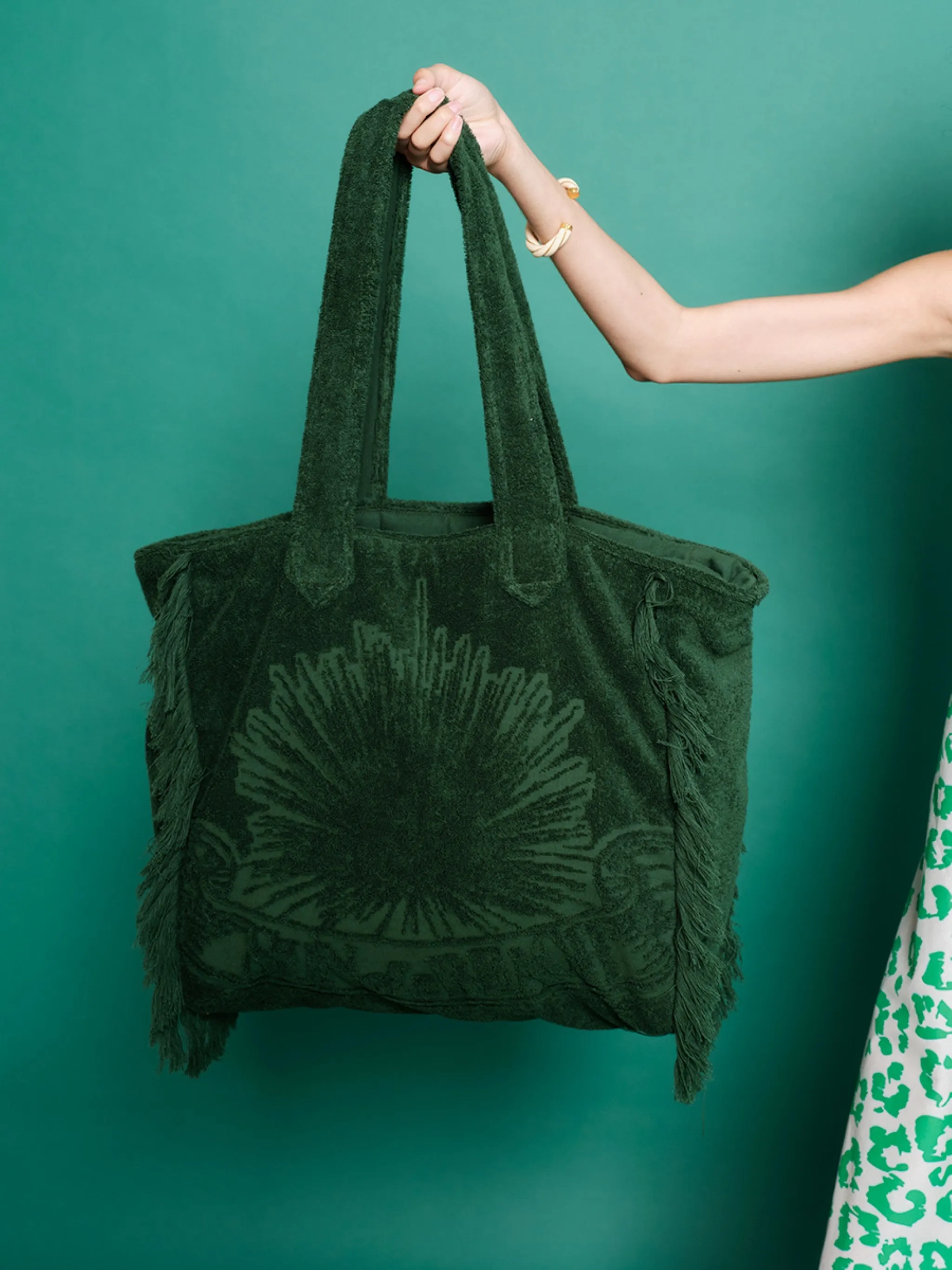 Evergreen | Terry Tote Beach Bag