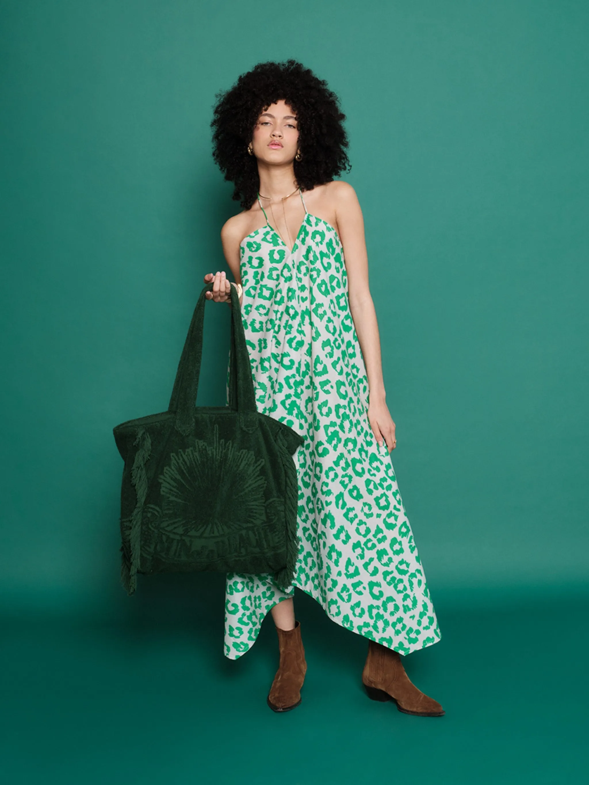 Evergreen | Terry Tote Beach Bag
