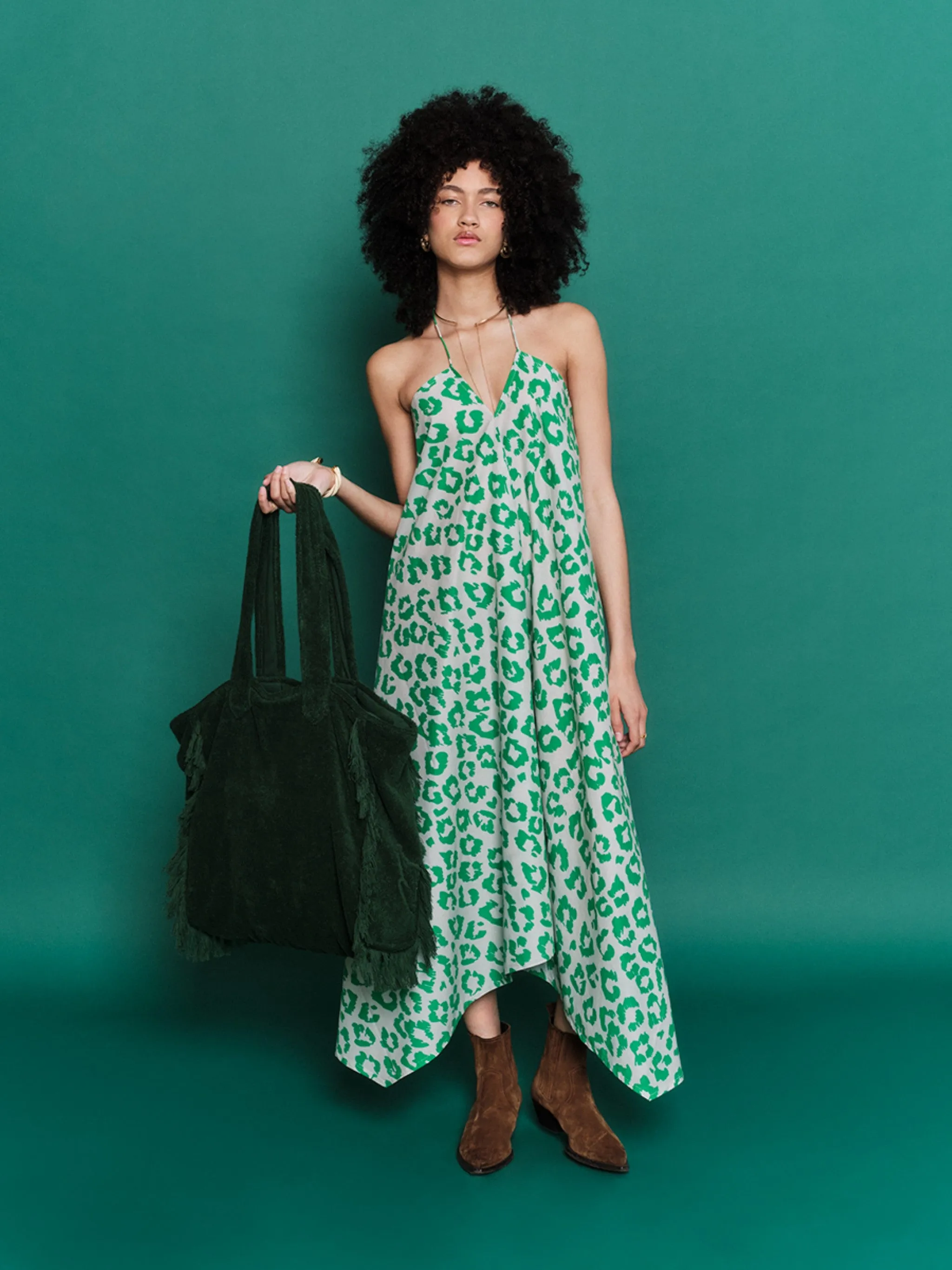 Evergreen | Terry Tote Beach Bag