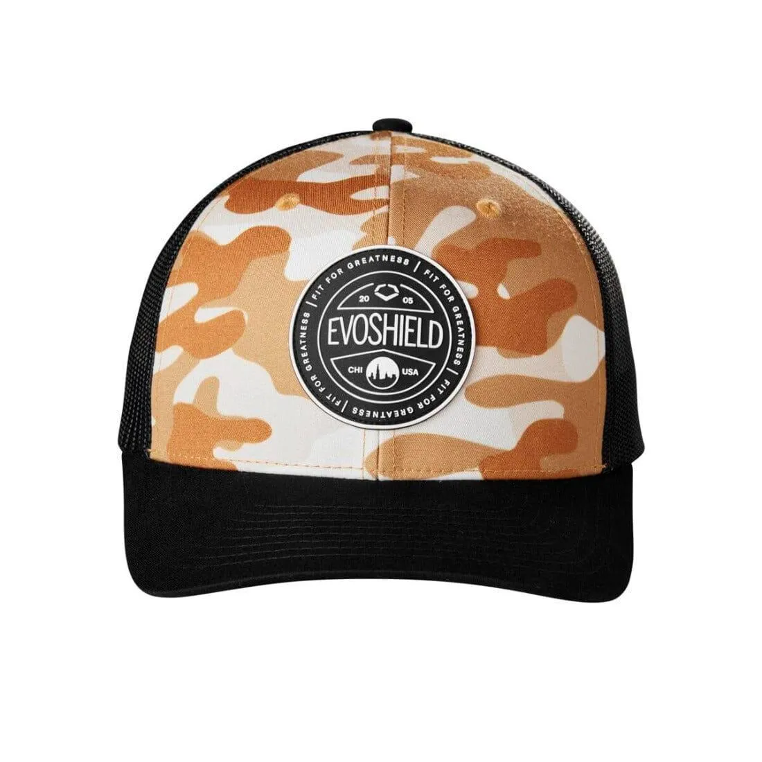 Evoshield Fit for Greatness Circle Patch Snapback- Camoflage