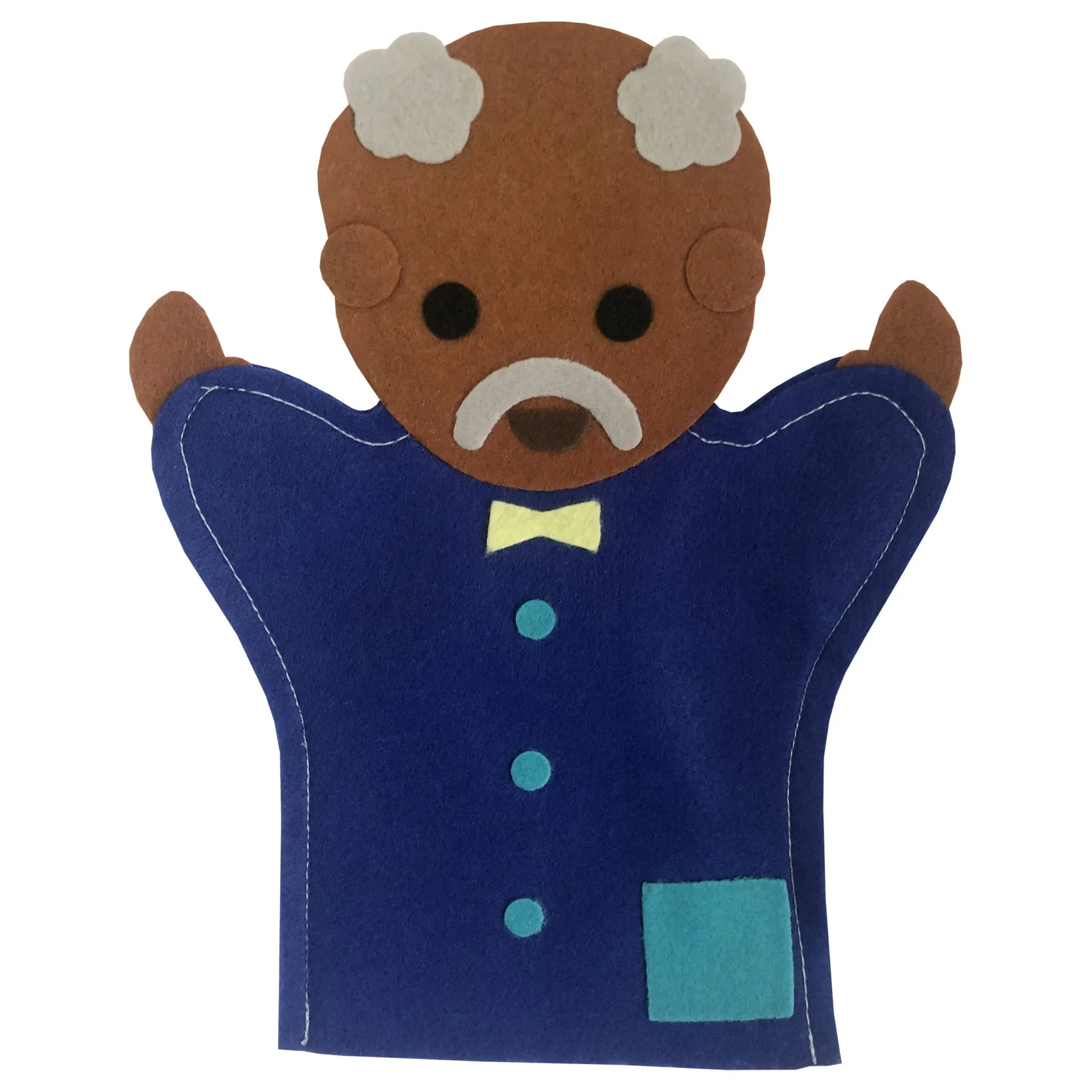Felt Hand Puppet Set: Grandparents 2pc