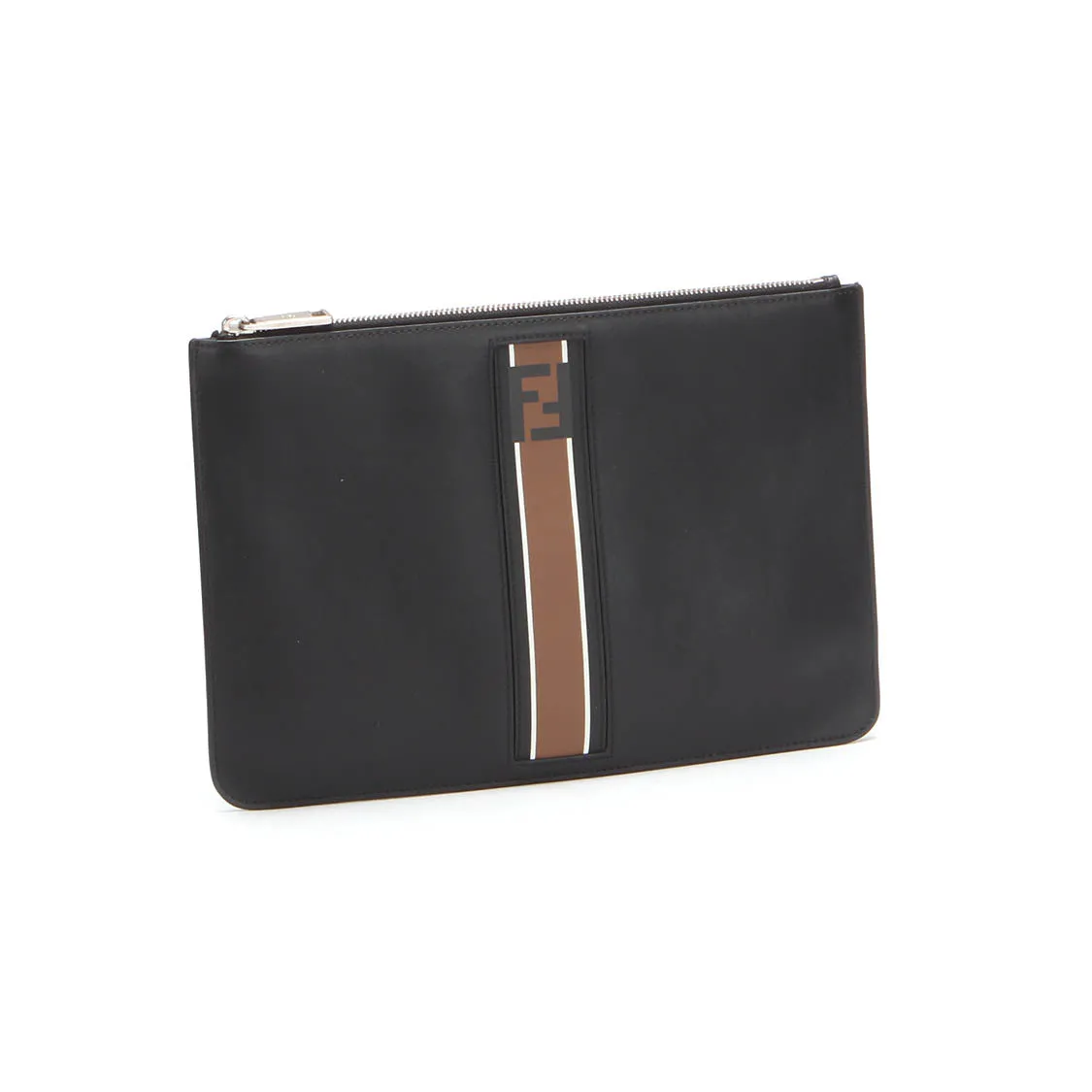Fendi Leather Clutch Bag - '10s