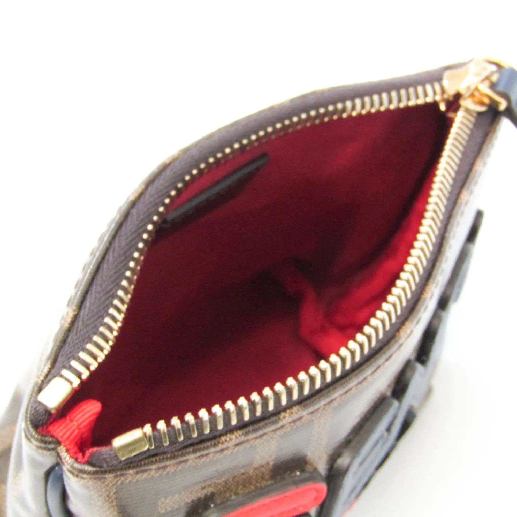 Fendi Pocket  Canvas Clutch Bag ()