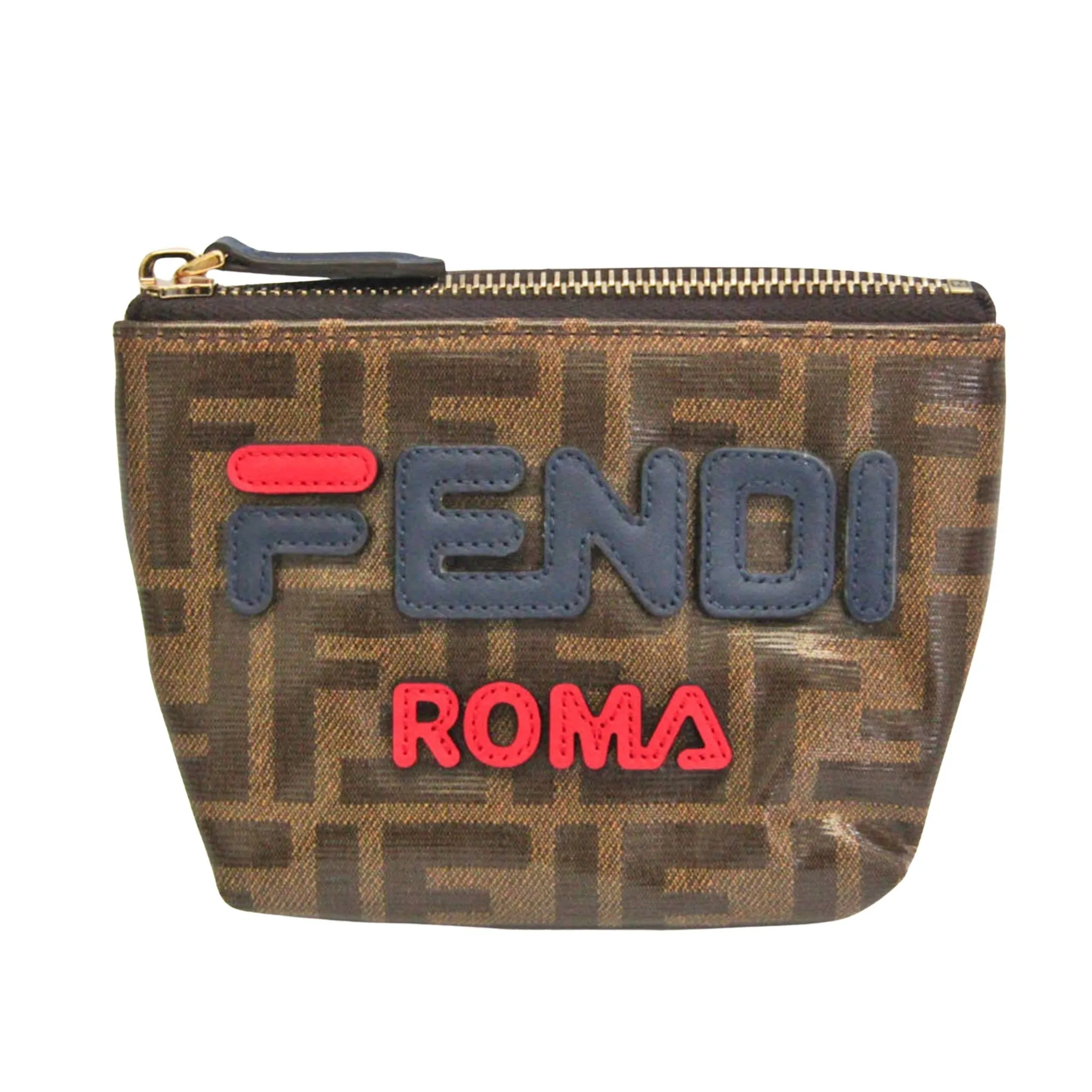 Fendi Pocket  Canvas Clutch Bag ()