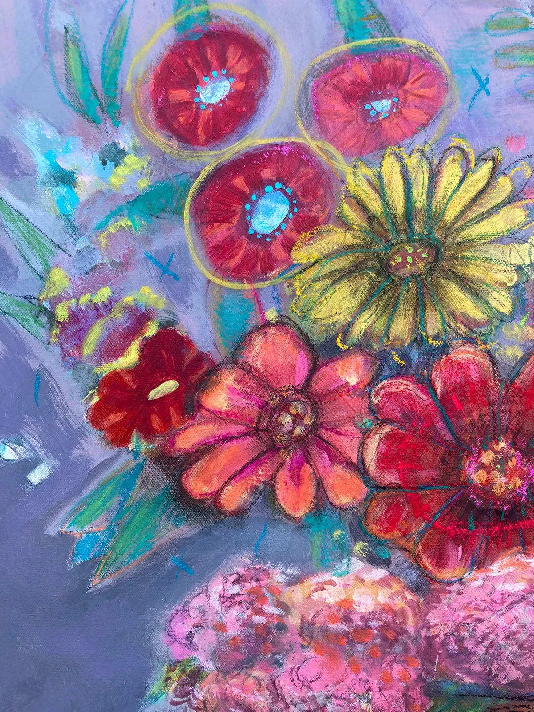 Floral  24" x 30" Original Painting