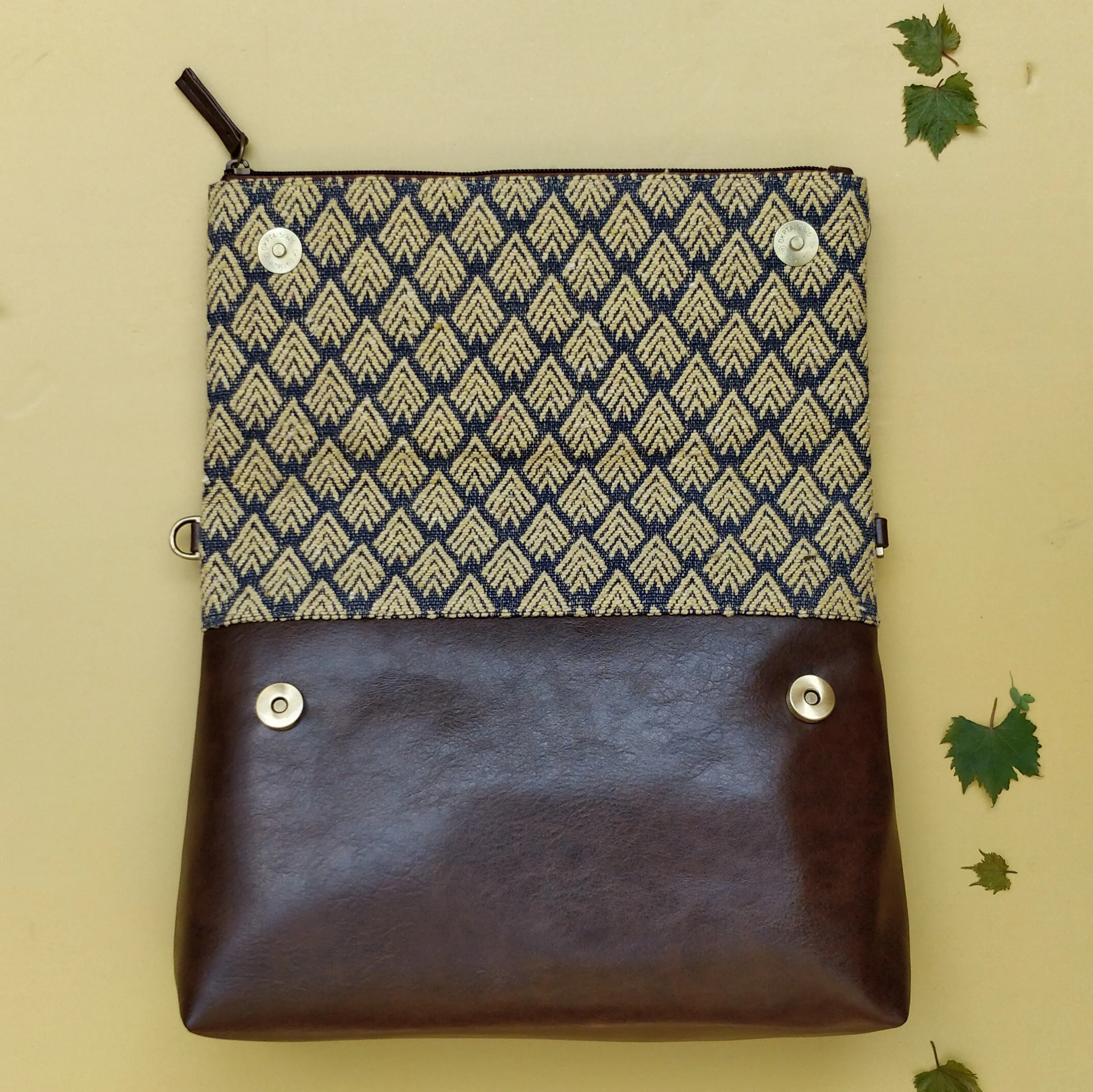 Fold Over Sling Bag - Yellow Azul