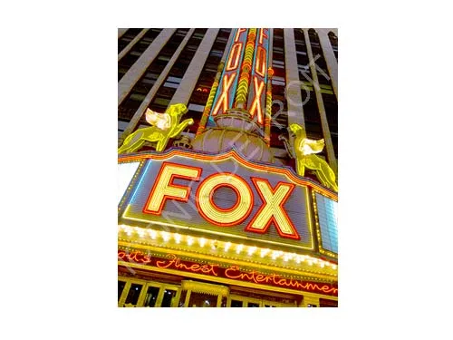 Fox Theatre Lights Luster or Canvas Print $35 - $430