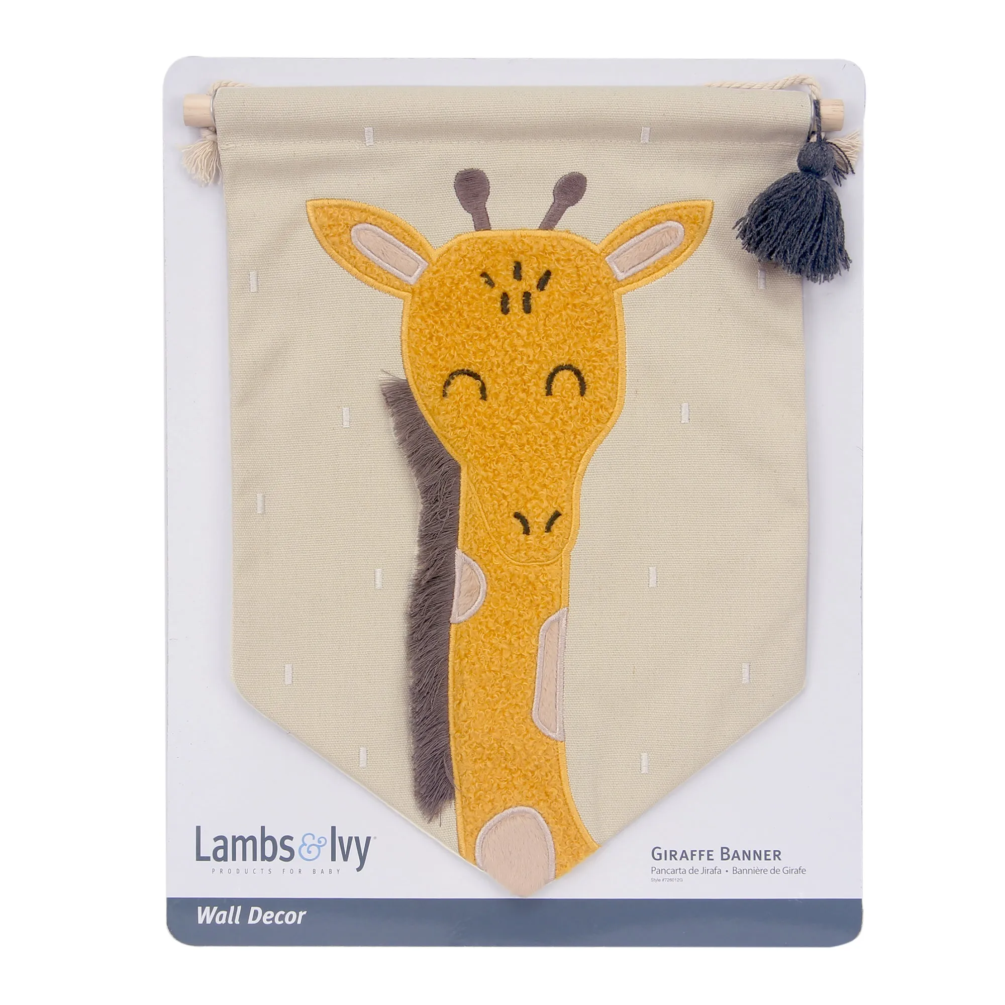 Giraffe Canvas Banner Wall Art