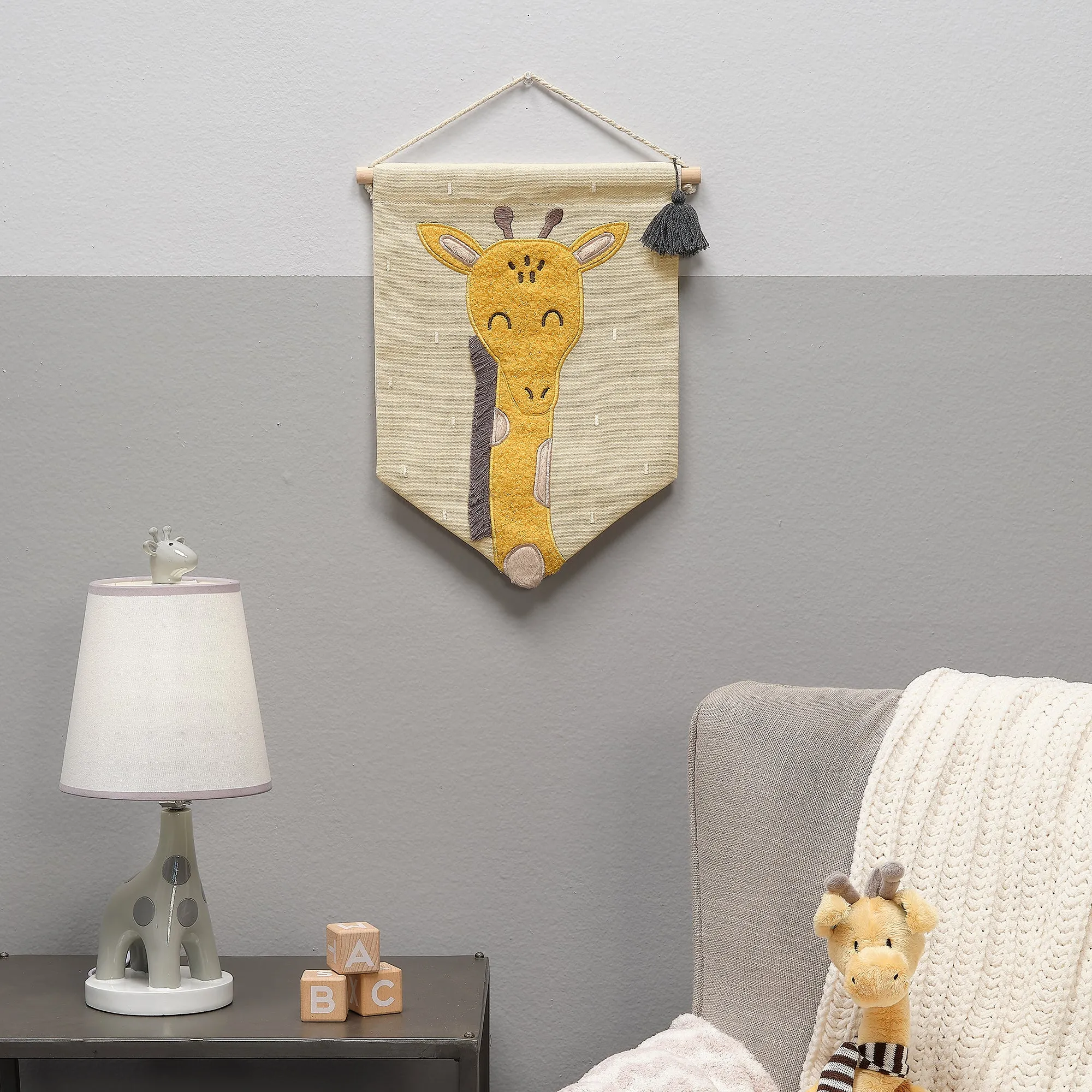 Giraffe Canvas Banner Wall Art