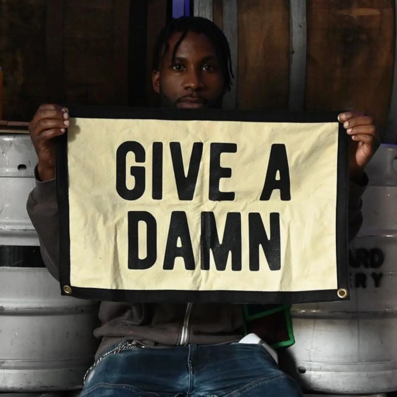 Give A Damn Camp Flag
