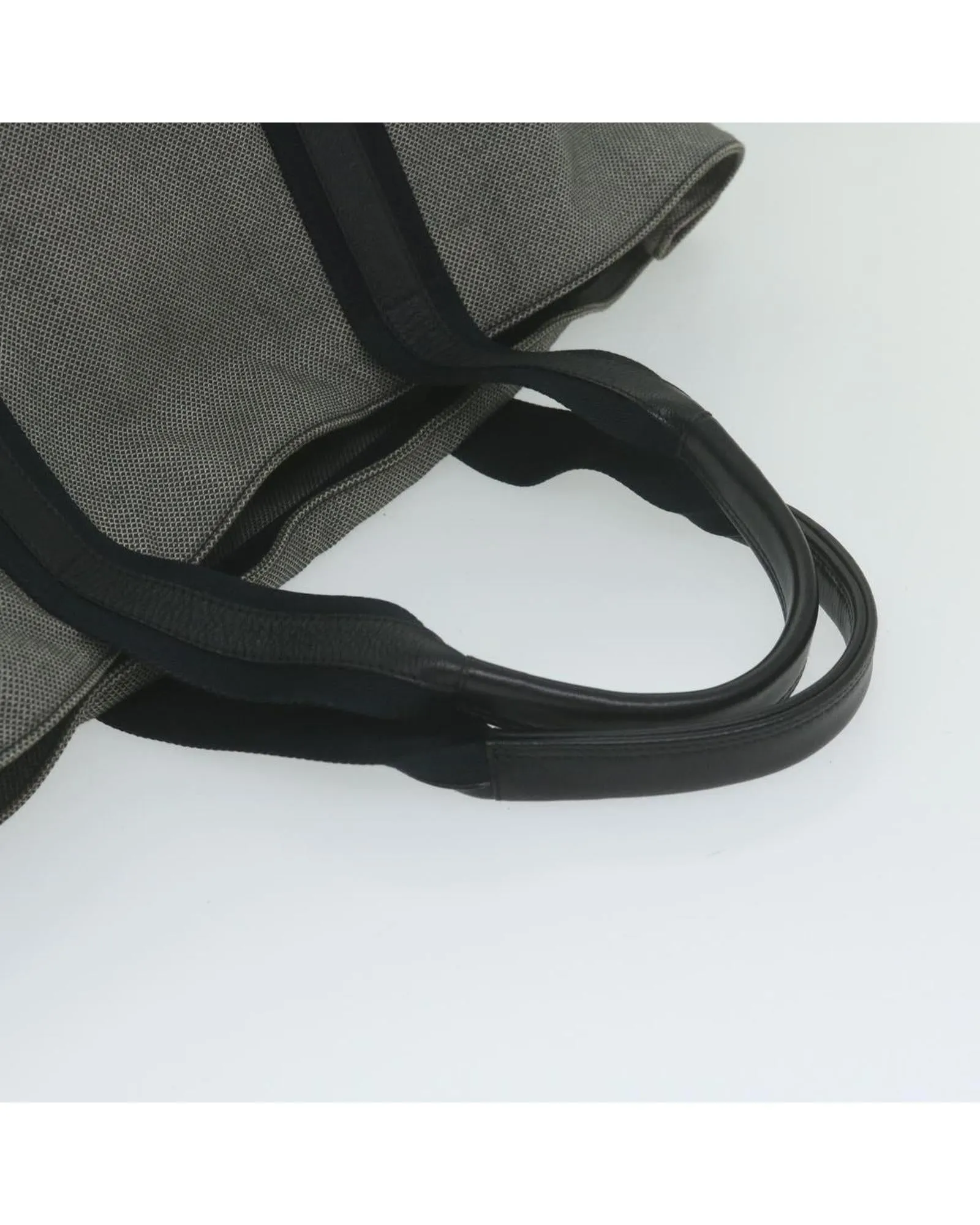 Gray Canvas Tote Bag with Dust Bag - Italian Made