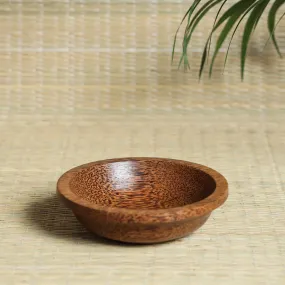 Hand Carved Coconut Wood Bowl (Small)