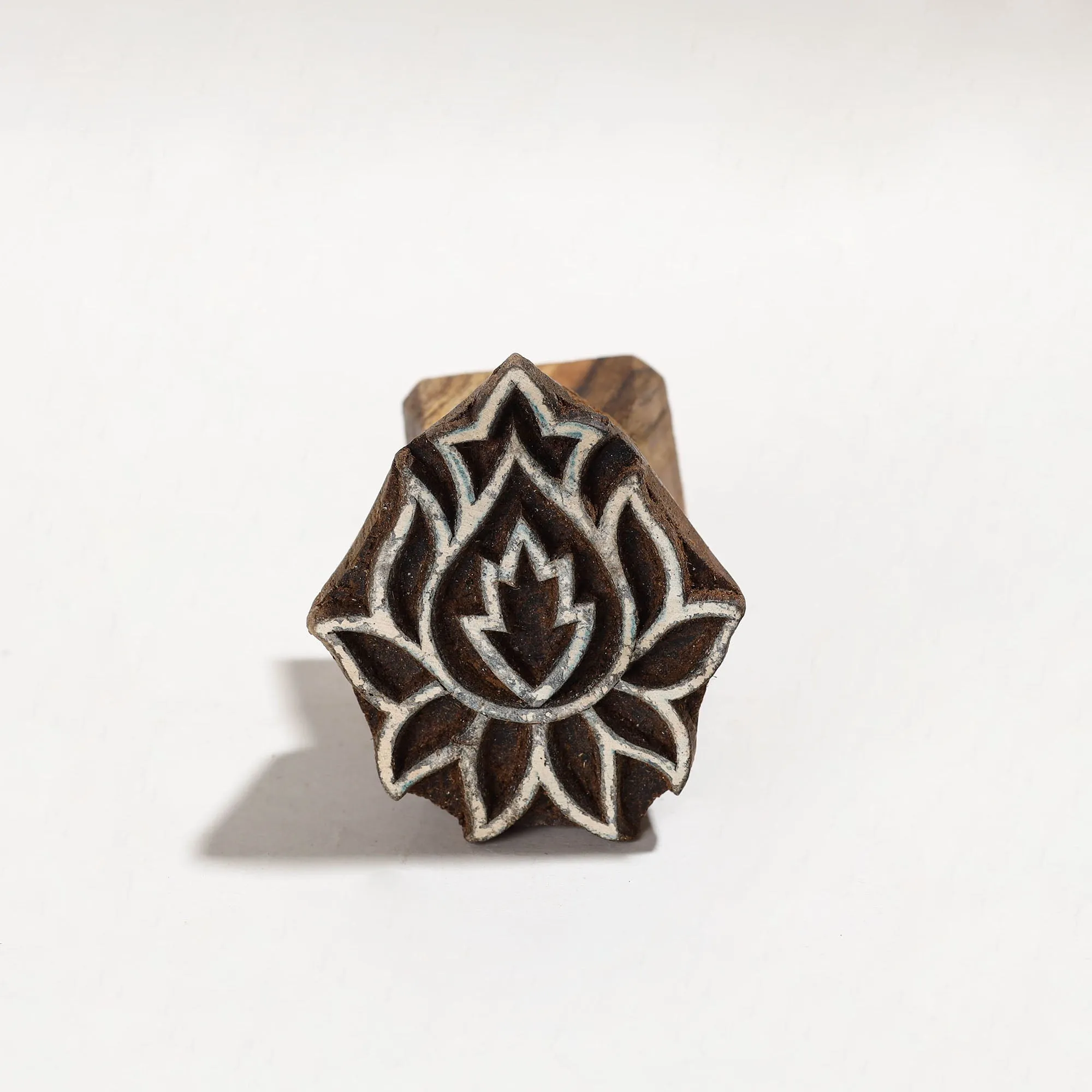 Hand-carved Teak Wood Block by Gangadhar (Medium) 35