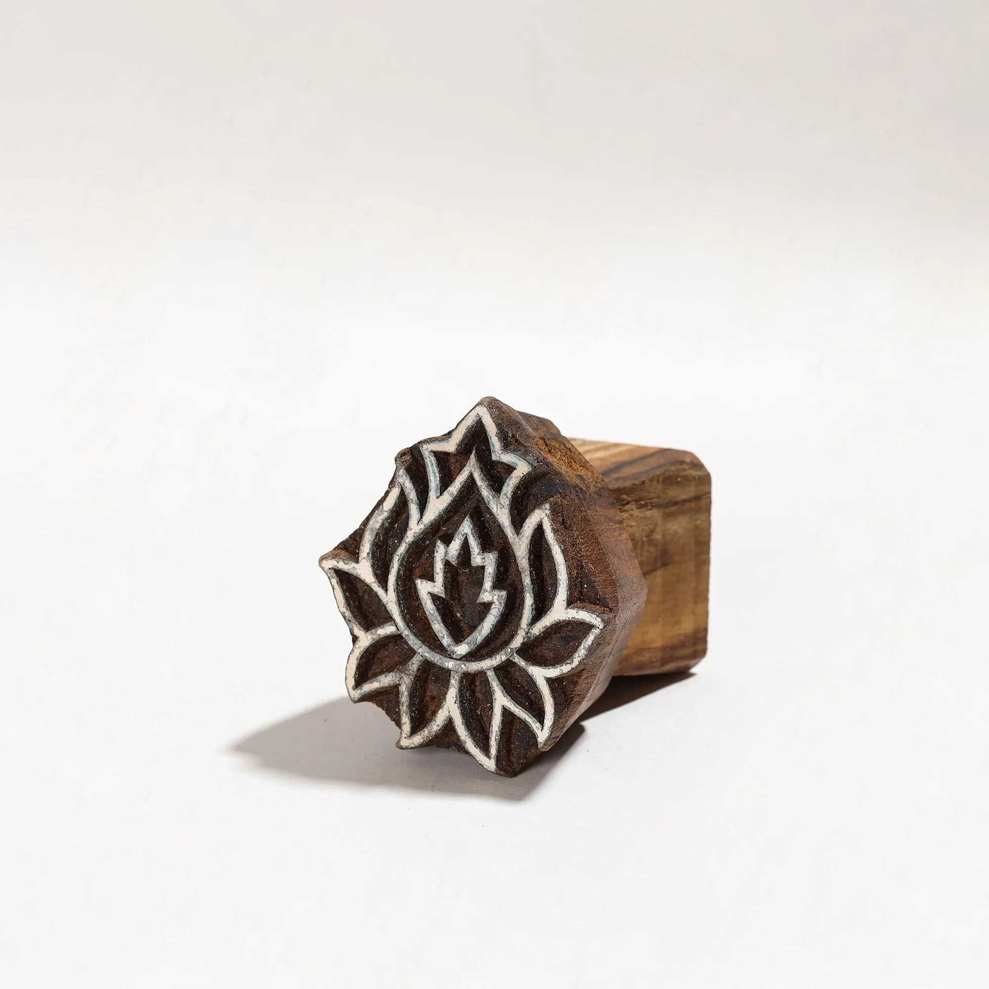 Hand-carved Teak Wood Block by Gangadhar (Medium) 35