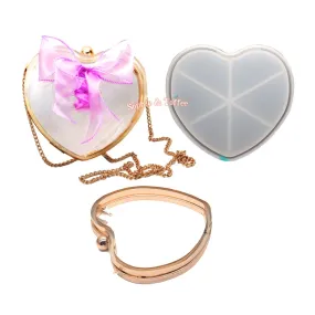 Heart Shaker Clutch Bag Silicone Mold Kit