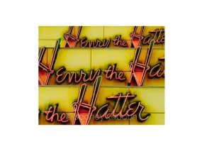 Henry the Hatter Neon Luster or Canvas Print $35 - $430
