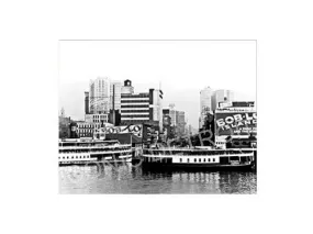 Historic Bob-Lo Island Dock Black and White Luster or Canvas Print $35 - $430