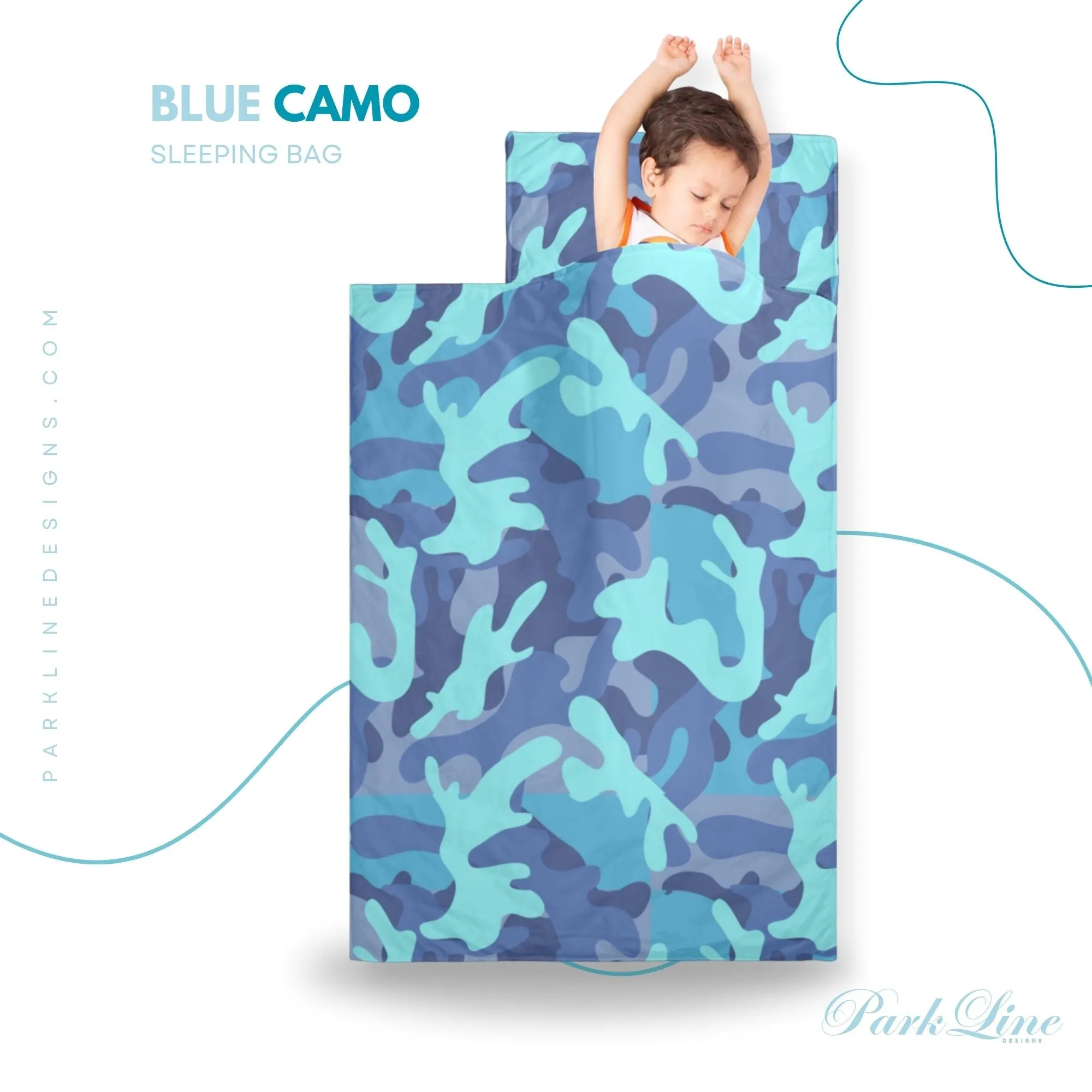 Hudson Kids' Long Sleeping Bag | A Catchy Blend of Comfort & Style | Lightweight and Durable Sleeping Bag for Kids