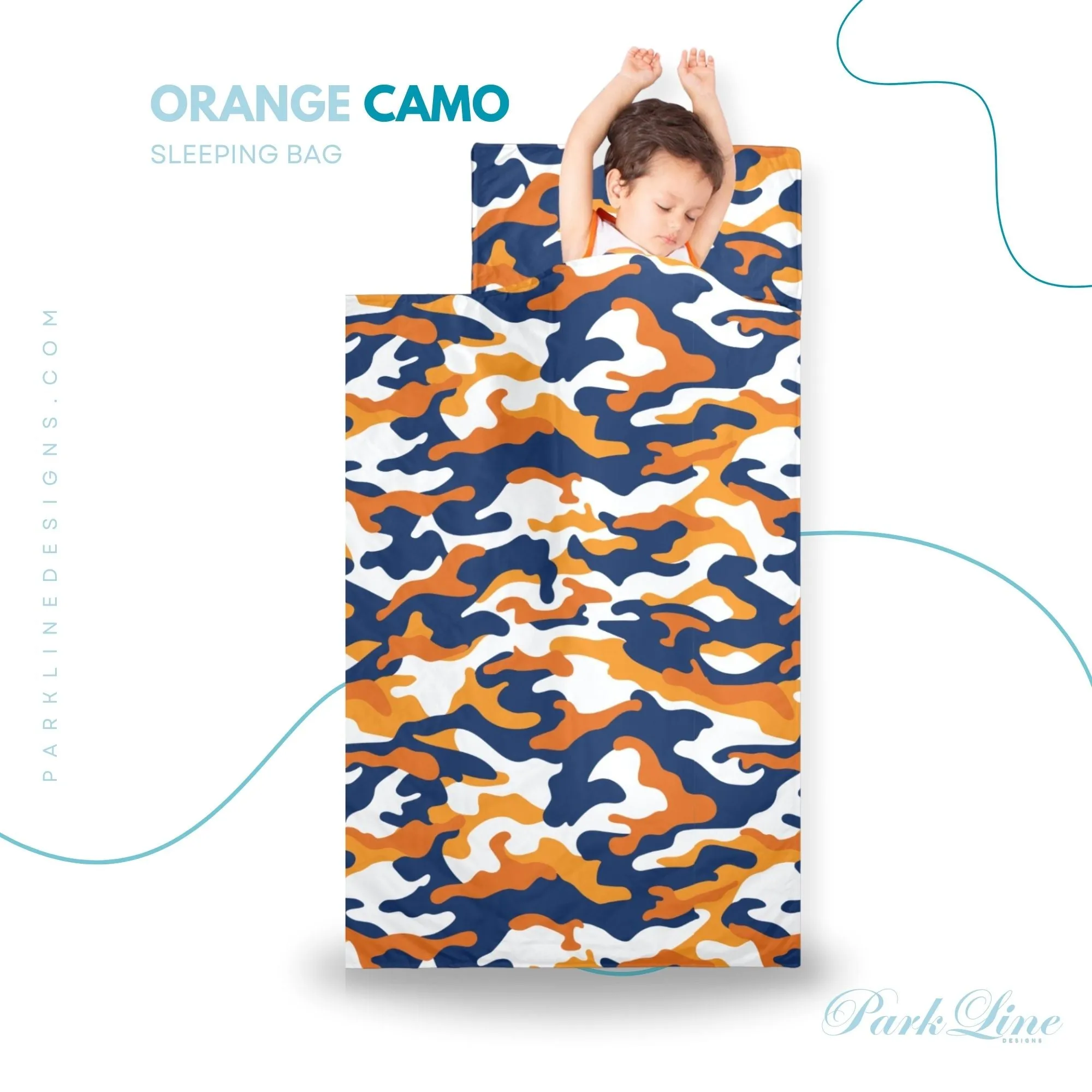 Hudson Kids' Long Sleeping Bag | A Catchy Blend of Comfort & Style | Lightweight and Durable Sleeping Bag for Kids