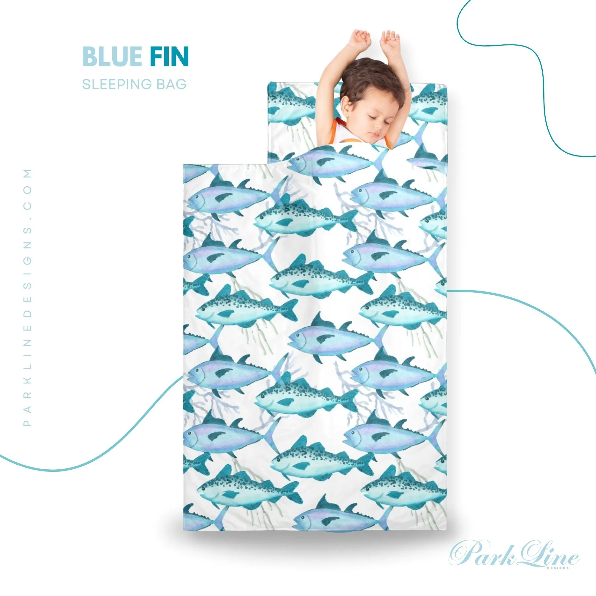 Hudson Kids' Long Sleeping Bag | A Catchy Blend of Comfort & Style | Lightweight and Durable Sleeping Bag for Kids