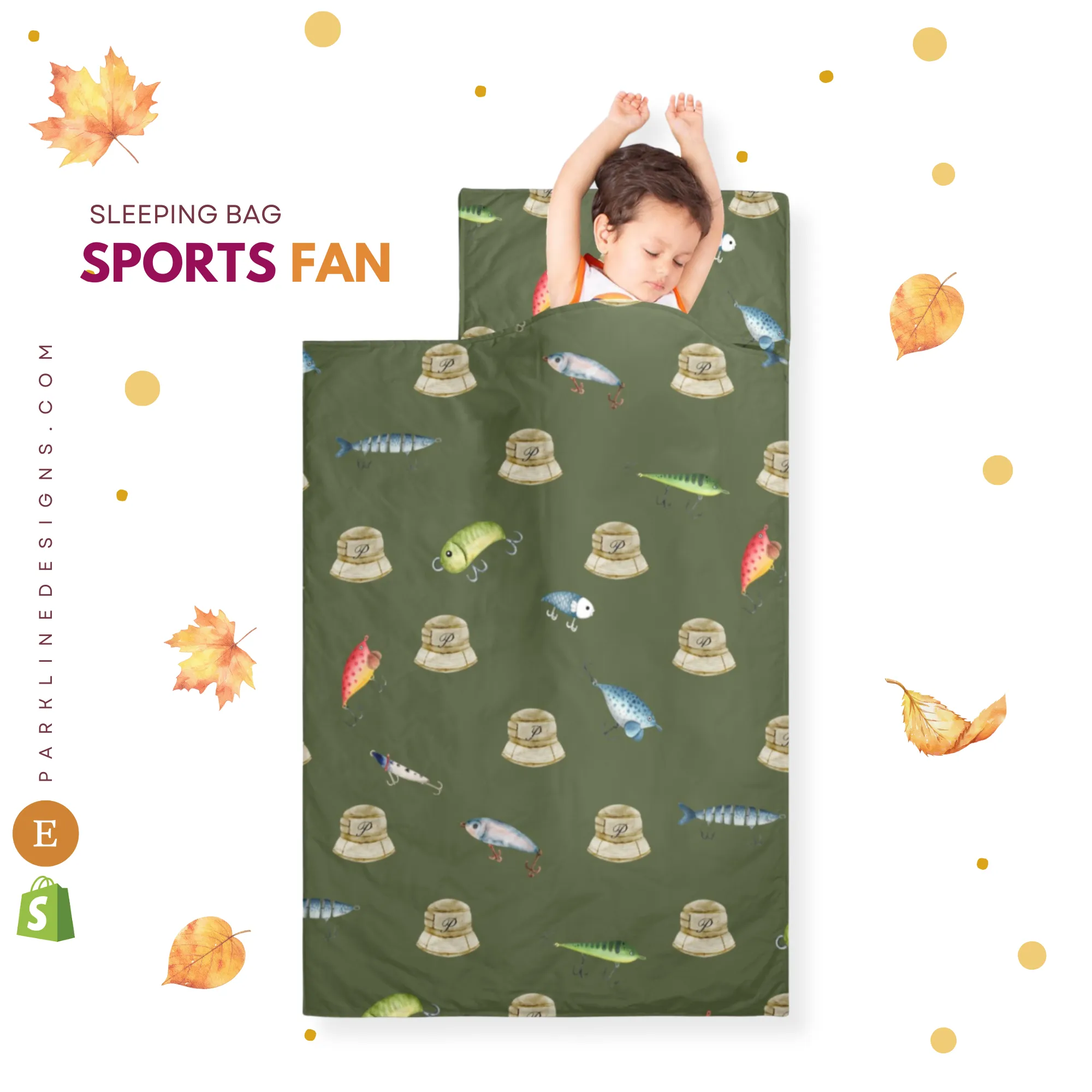 Hudson Kids' Long Sleeping Bag | A Catchy Blend of Comfort & Style | Lightweight and Durable Sleeping Bag for Kids