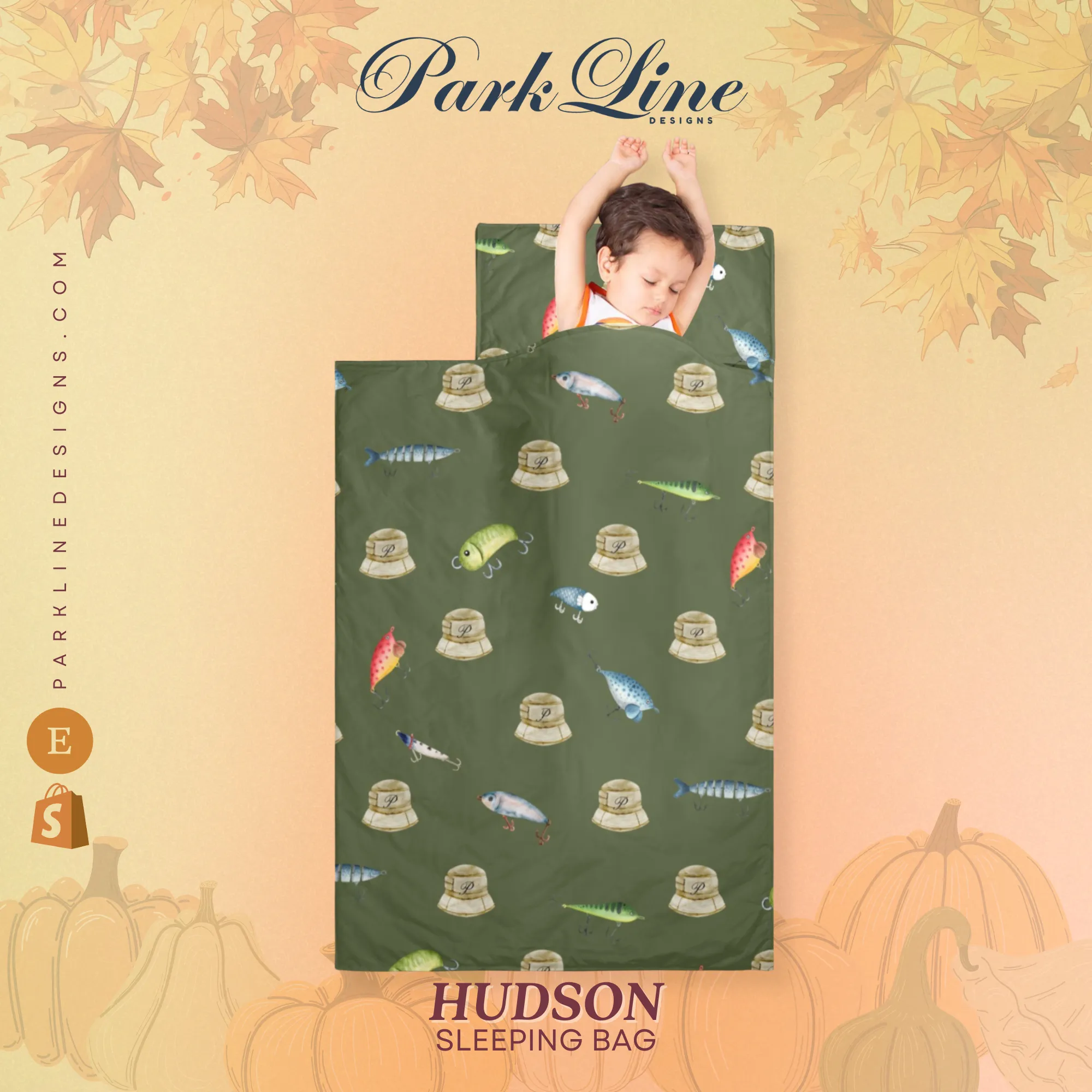 Hudson Kids' Long Sleeping Bag | A Catchy Blend of Comfort & Style | Lightweight and Durable Sleeping Bag for Kids