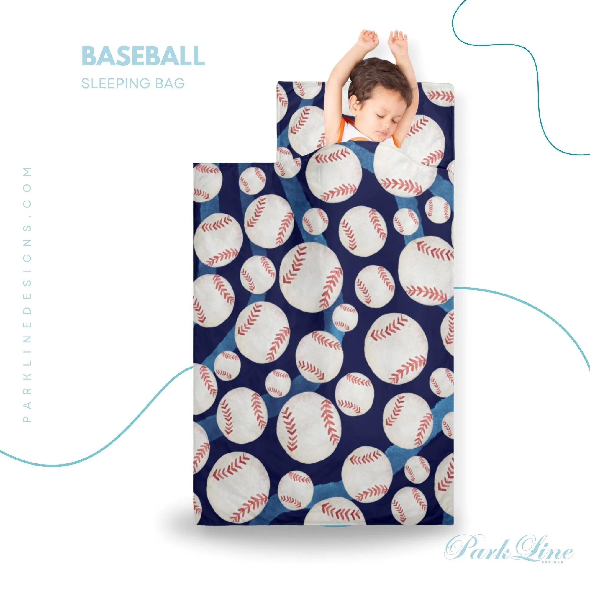 Hudson Kids' Long Sleeping Bag | A Catchy Blend of Comfort & Style | Lightweight and Durable Sleeping Bag for Kids