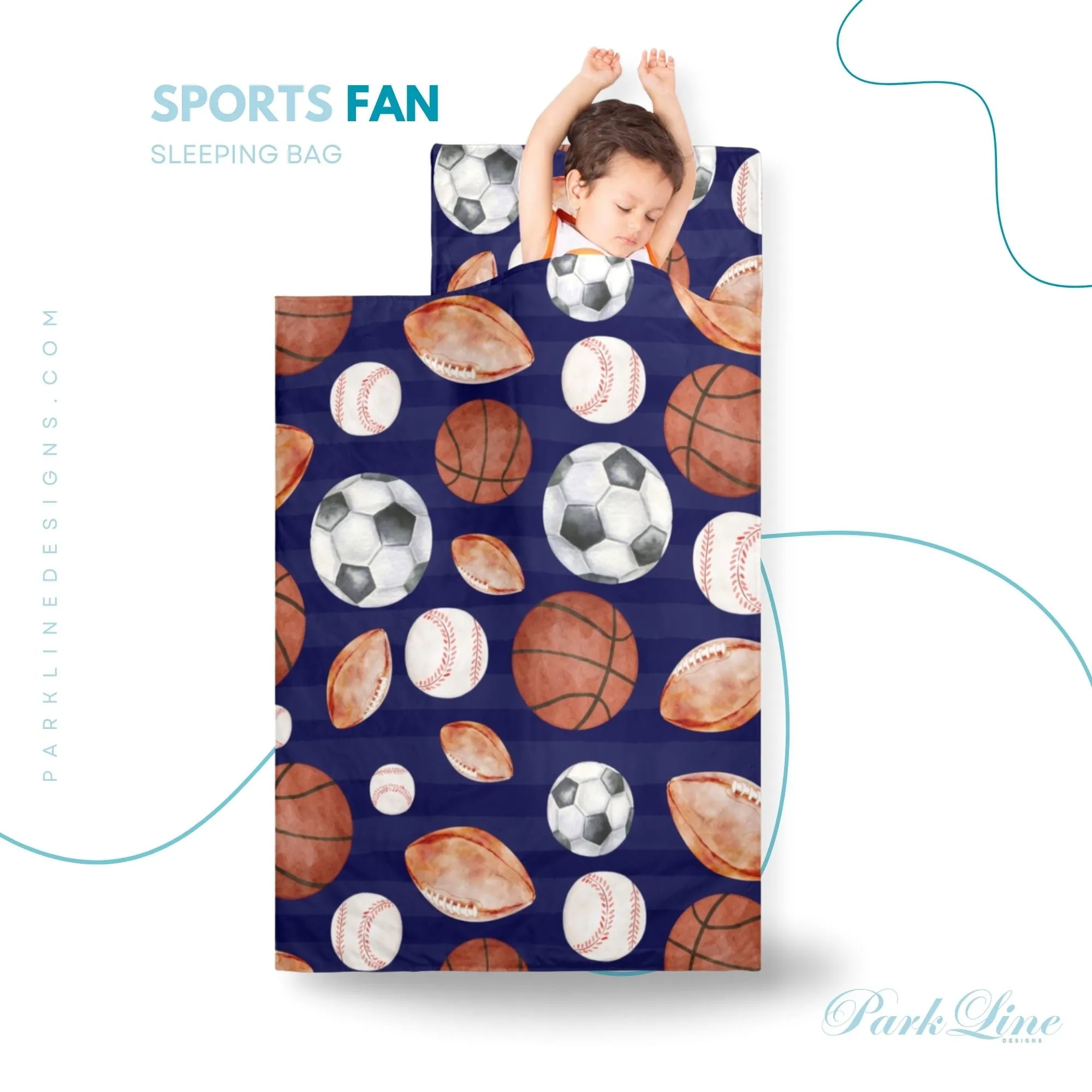 Hudson Kids' Long Sleeping Bag | A Catchy Blend of Comfort & Style | Lightweight and Durable Sleeping Bag for Kids