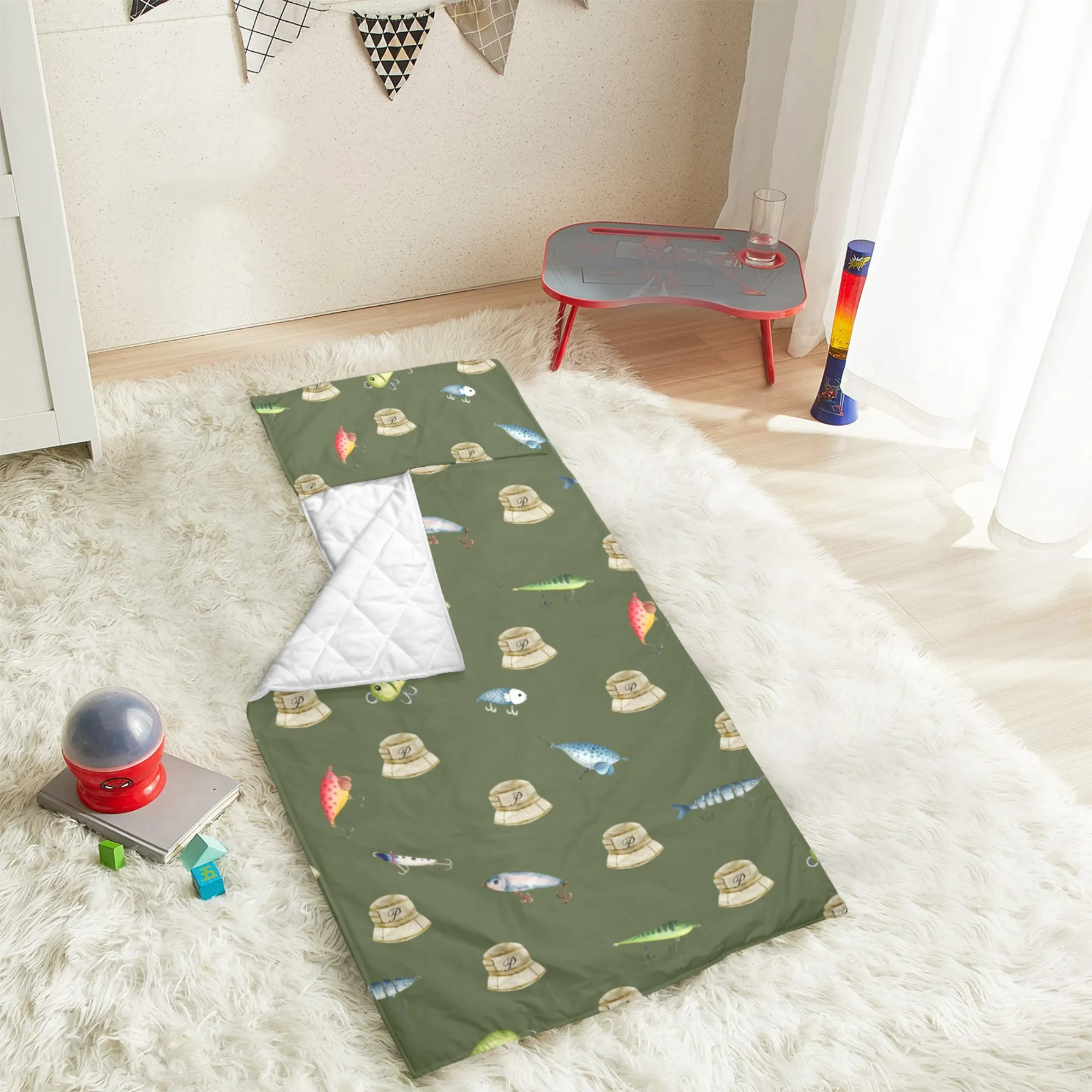 Hudson Kids' Long Sleeping Bag | A Catchy Blend of Comfort & Style | Lightweight and Durable Sleeping Bag for Kids