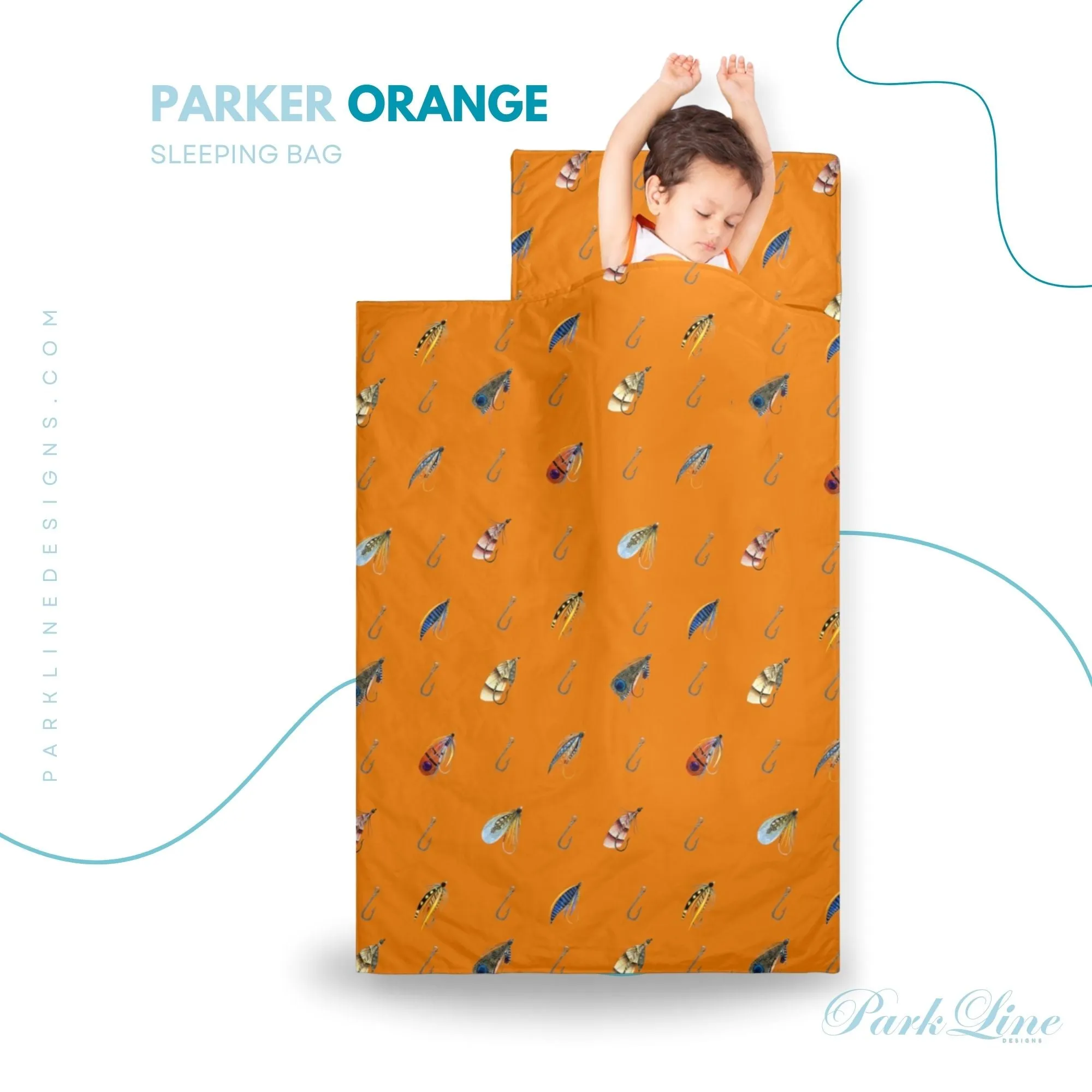 Hudson Kids' Long Sleeping Bag | A Catchy Blend of Comfort & Style | Lightweight and Durable Sleeping Bag for Kids