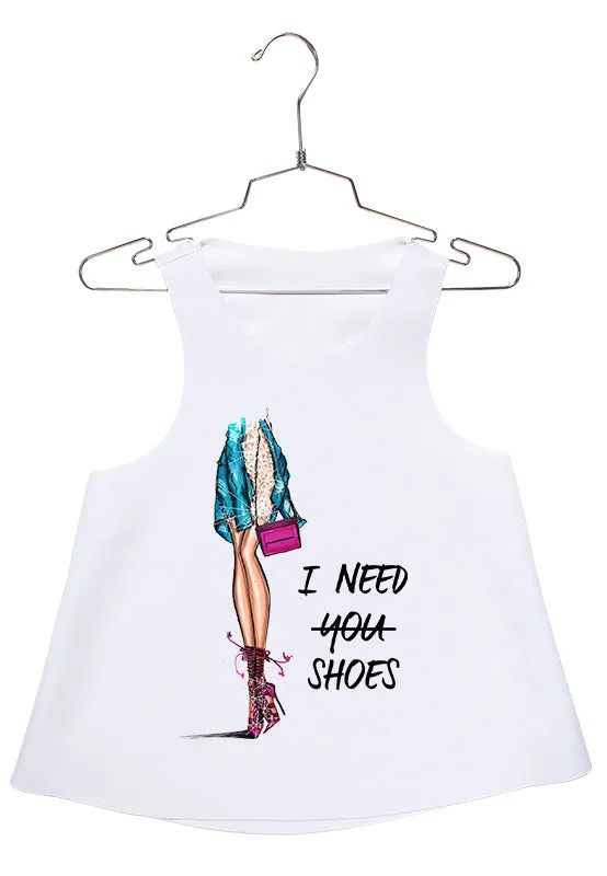 I Need Shoes Racerback