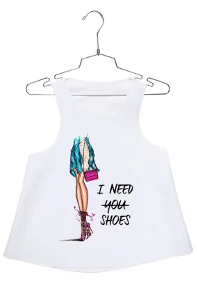I Need Shoes Racerback