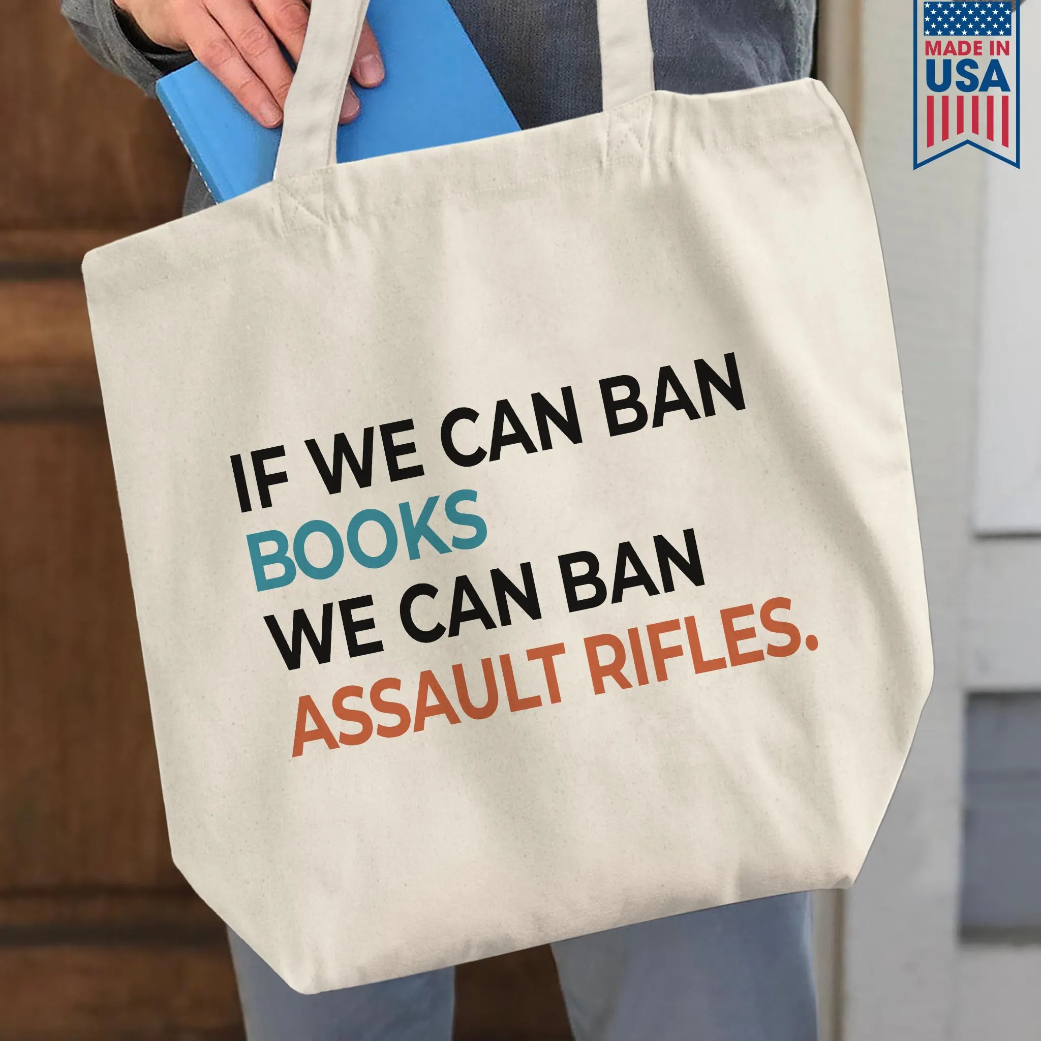 If We Can Ban Books We Can Ban Assault Rifles Book Lovers Gift TBW227