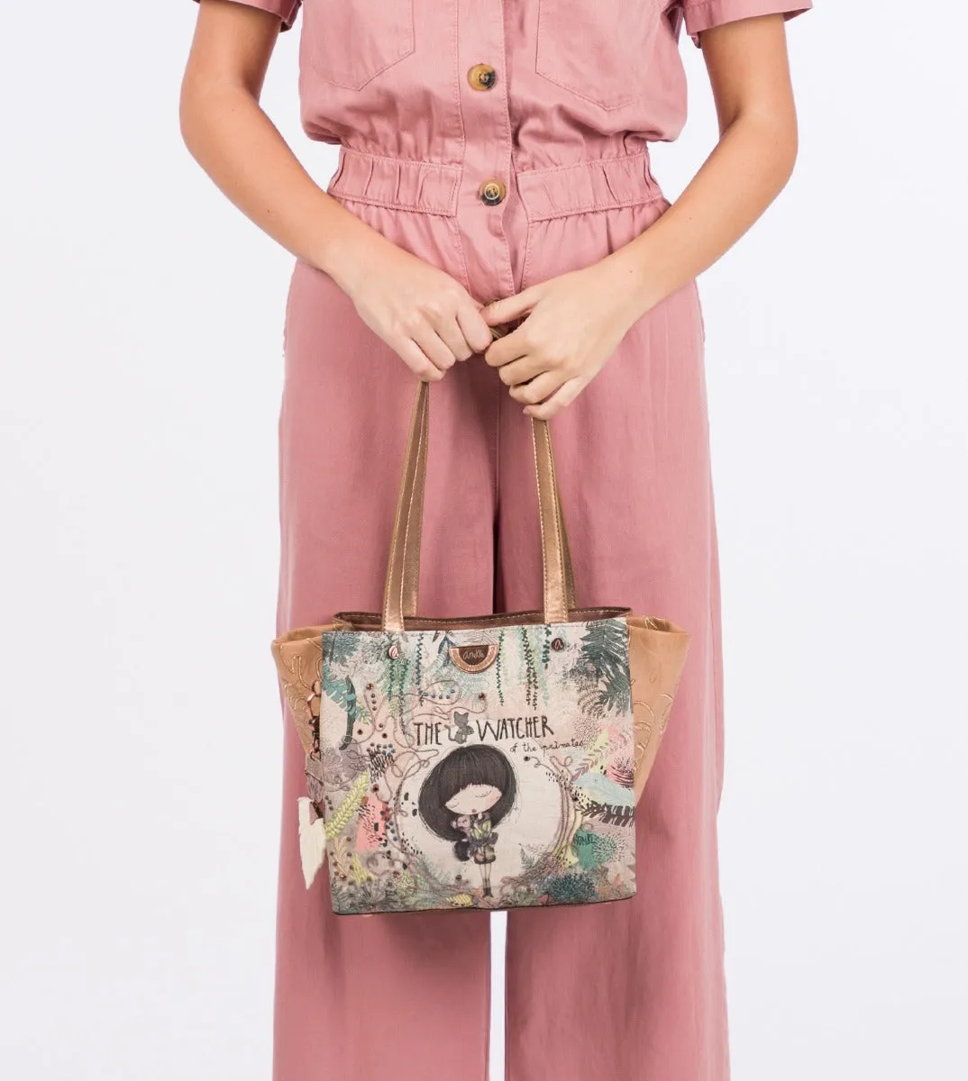 Jungle printed shopping bag